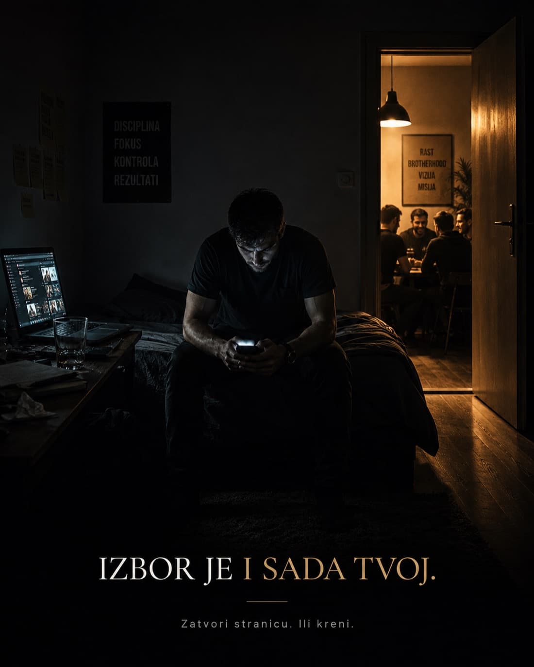Izbor je i sada tvoj. Zatvori stranicu. Ili kreni.